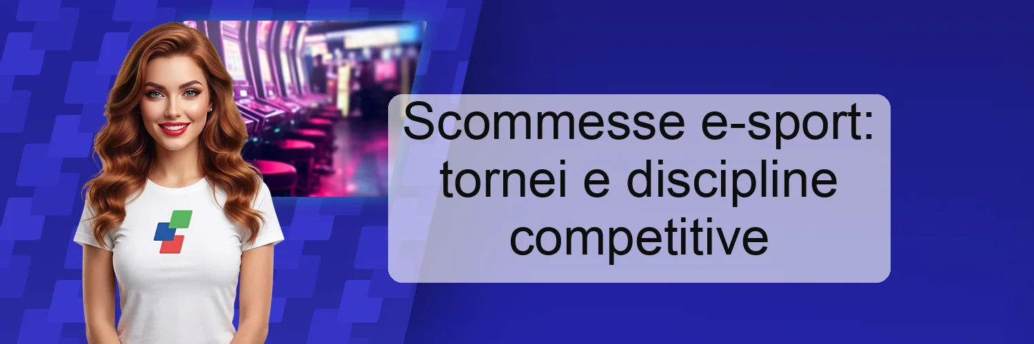 Scommesse e-sport: tornei e discipline competitive Scommesse e-sport: tornei e discipline competitive